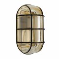 Besa Lighting Besa, Togo Sconce, Black 1x75W Incandescent TOGOBK